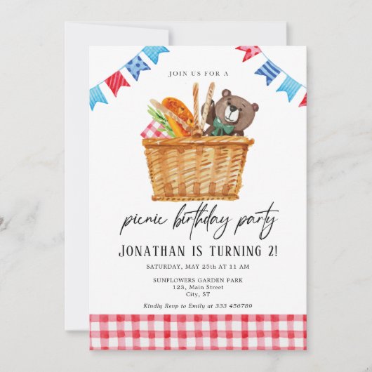 Foto Kind Birthday Uitnodiging (Voorkant)