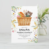 Foto Kind Birthday Uitnodiging (Staand voorkant)