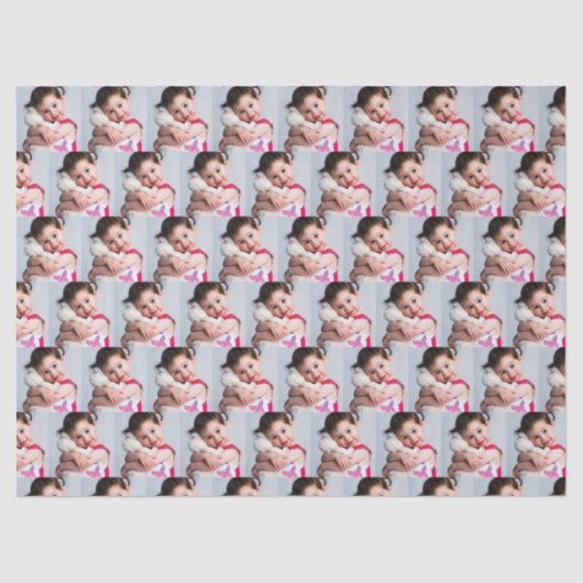 Foto: Kind, Echtgenoot Mam Pap Lieverd Bestie Tissuepapier (Voorkant)