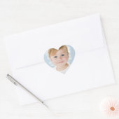 Foto kind vriend familie huisdier hart sticker (Envelop)