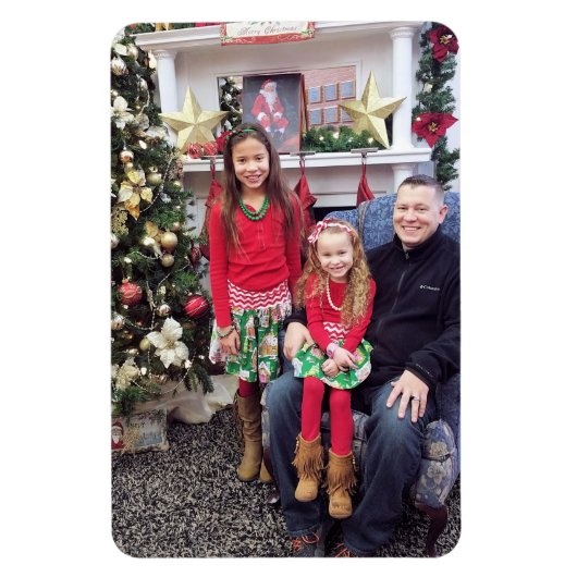 Foto Kinder kerstcadeau 4 x 6 oma Magneet (Verticaal)