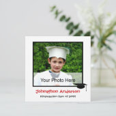 Foto Kindergarten Afstuderen Aankondiging (Staand voorkant)