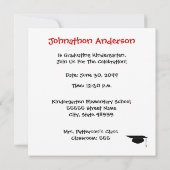 Foto Kindergarten Afstuderen Aankondiging (Achterkant)