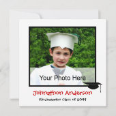 Foto Kindergarten Afstuderen Aankondiging (Voorkant)