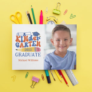 Foto Kindergarten Afstuderen Aankondiging