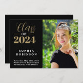 Foto Klasse van 2024 Afstuderen Aankondiging (Voorkant / Achterkant)