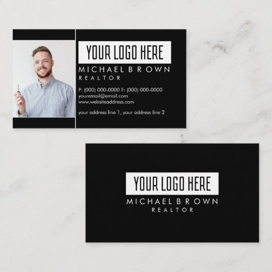 Foto Klasseer Simple Visitekaartje (Voorkant / Achterkant)