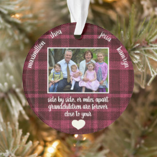 Foto kleinkinderen dicht bij je hart gespeeld Xmas Ornament