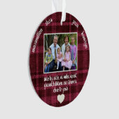 Foto kleinkinderen dicht bij je hart gespeeld Xmas Ornament (voorkant)