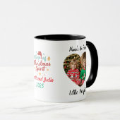 Foto kleinkinderen Kerstmis Personaliseren Mok (Voorkant rechts)