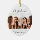 Foto kleinkinderen oma keramisch ornament (Rechts)