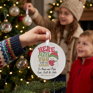 Foto kleinkinderen/Snijman Personaliseer Ornament