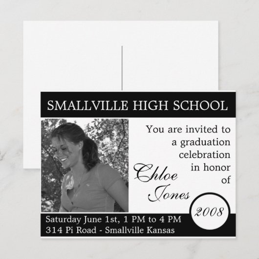  Foto/Kleuren Afstuderen Kaart Bijgewerkt (Voorkant / Achterkant)