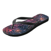 Foto kleurrijk vuurwerk teenslippers (Schuin)