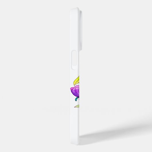 Foto kleurrijke Floral Simple Modern Personalized Case-Mate iPhone Case (Achterkant / Rechts)