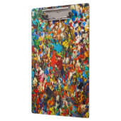 Foto kleurrijke verf klembord (Links)