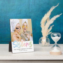 Foto kleurrijke zuster