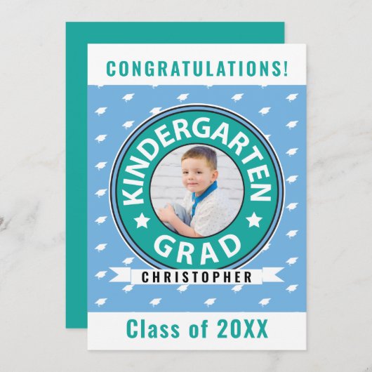 Foto Kleuterschool Afstuderen Aankondiging (Voorkant / Achterkant)