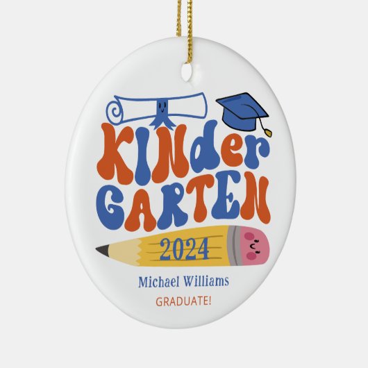 Foto Kleuterschool Afstuderen Keramisch Ornament (Rechts)