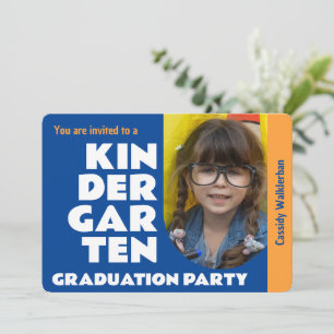 Foto Kleuterschool Graduation Party Kaart
