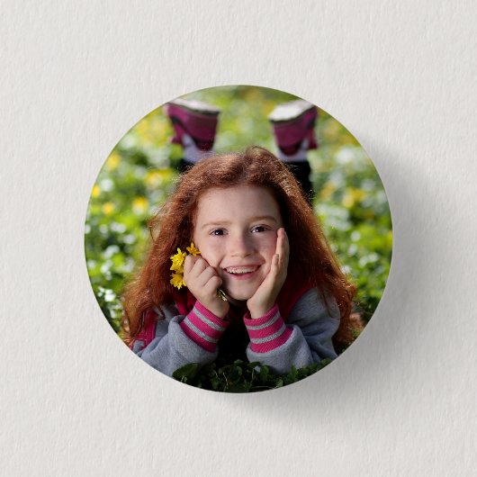 FOTO KNOP AANPAST RONDE BUTTON 3,2 CM (Voorkant)