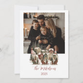 Foto Knus Kerst Dorp Feestdagenkaart (Voorkant)