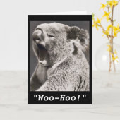  foto Koala Gefeliciteerd met nieuwe baan Kaart (Gele Bloem)