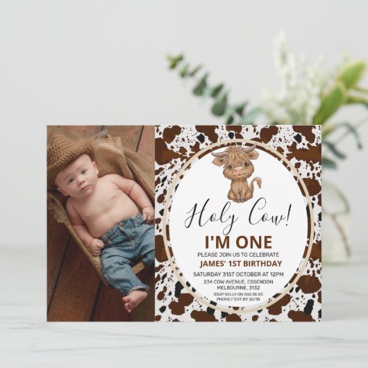 Foto Koe Koe 1 oktober Kaart (Staand voorkant)