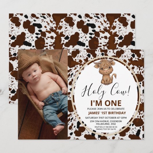 Foto Koe Koe 1 oktober Kaart (Voorkant / Achterkant)