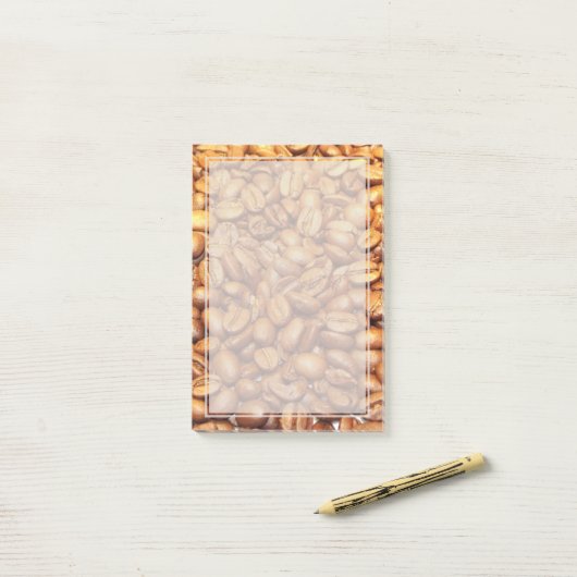 Foto Koffiebonen Post-it® Notes (Op bureau)