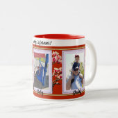 Foto Koffiekopje Tweekleurige Koffiemok (Voorkant rechts)