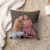 Foto Koppel Alleen Liefde Lettertype Kussen (Deken)