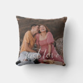 Foto Koppel Just Love Lettertype Kussen (Voorkant)