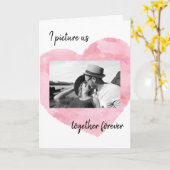 Foto Koppels Liefde Jubileum Valentijn Kaart (Gele Bloem)