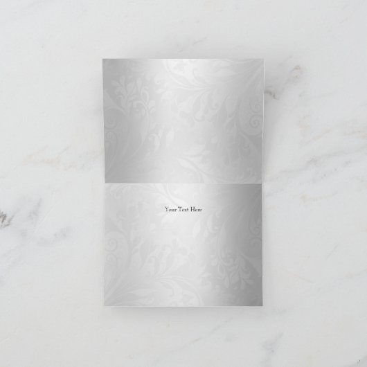 Foto Kruiskant doop dank u kaart (Binnen)