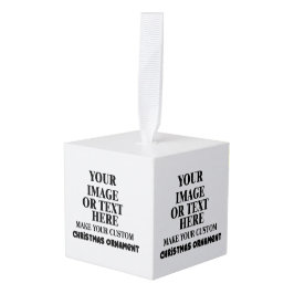Foto Kubus Ornament - Aangepaste Lijst Cadeau
