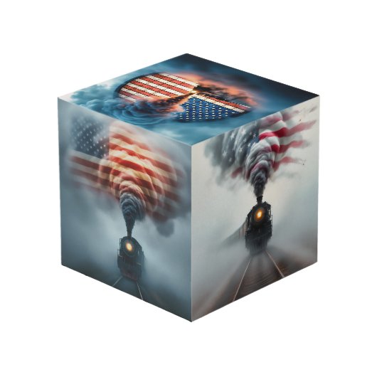 Foto Kubus - Vier America's 250e Verjaardag (Achter hoekig)