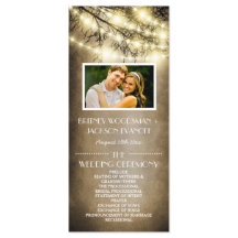 Foto  Land Rustieke Boom Trouwprogramma's