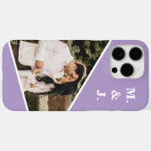 Foto Lavendel Monogram Case-Mate iPhone Case (Achterkant (horizontaal))