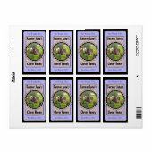 Foto: Lavender Blue Honey Jar Etiket (Full Sheet)