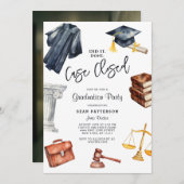 Foto Law School Graduation Party Uitnodiging (Voorkant / Achterkant)