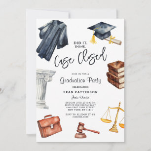 Foto Law School Graduation Party Uitnodiging