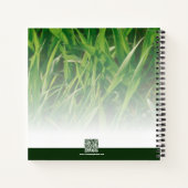 Foto Lawn Care Promotionele Logo Notitieboek (Achterkant)