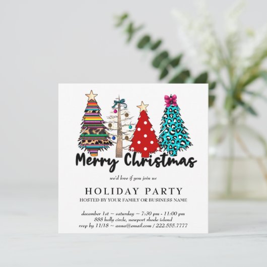 *~* FOTO Leopard Fun AP20 Kerstfeest Kaart (Staand voorkant)