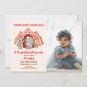 Foto Leuke Circus Carnaval Festival 1e Verjaardag Kaart