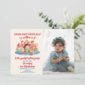 Foto Leuke Circus Carnaval Festival 1e Verjaardag Kaart (Staand voorkant)