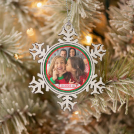 Foto Leuke Stompen Reinders Tin Sneeuwvlok Ornament