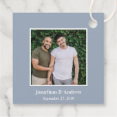 Foto LGBTQ Bruiloft Bedankjes Labels (Achterkant)