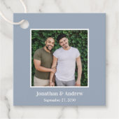 Foto LGBTQ Bruiloft Bedankjes Labels (Voorkant)