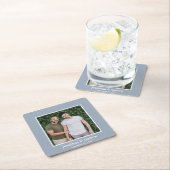 Foto LGBTQ Bruiloft Kartonnen Onderzetters (Insitu)